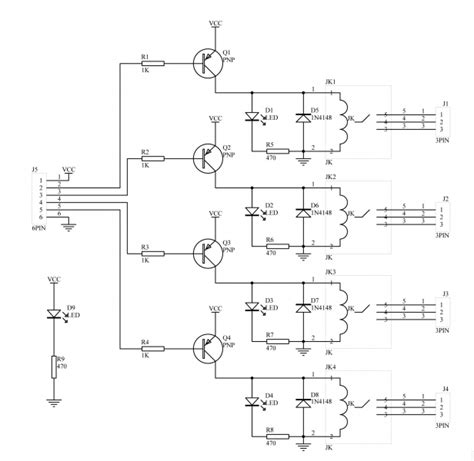 Image result for 4 Channel RF Relay Module Circuit Diagram without Arduino