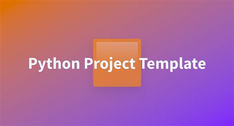 Toradh íomhá ar Python Web Project Template