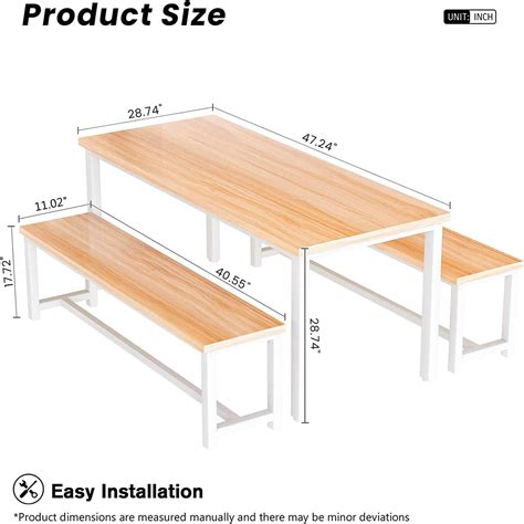 Afbeeldingsresultaten voor Dining Table Bench Size Chart