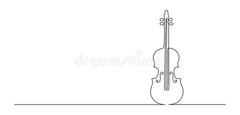 Toradh íomhá ar Simple Line Drawing of Cello