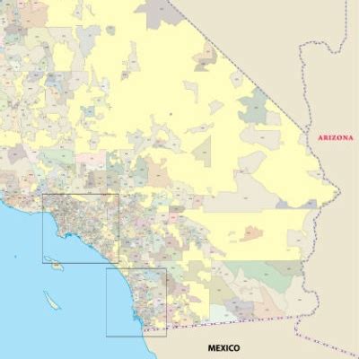 California Three Digit Zip Code Map に対する画像結果