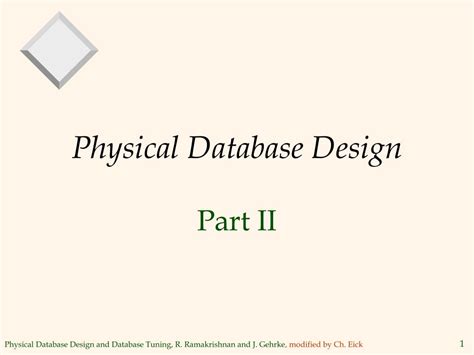 Physical Database Design DBMS に対する画像結果