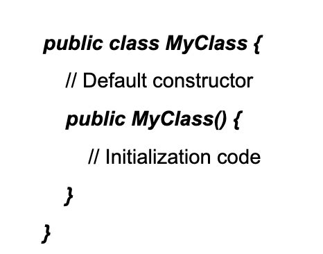 Image result for Java Default Constructor Example