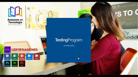 Testing Program Certificaciones に対する画像結果