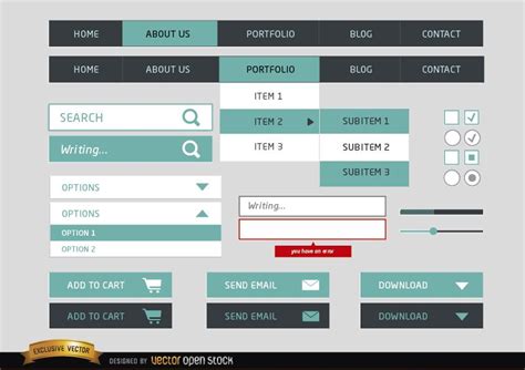 Image result for Website Menu Bar Simple Design