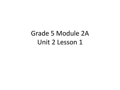 Image result for Module 2 Lesson 1 Homework Grade 5