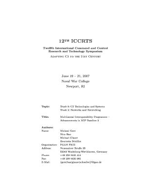 Image result for Command and Control Research Program