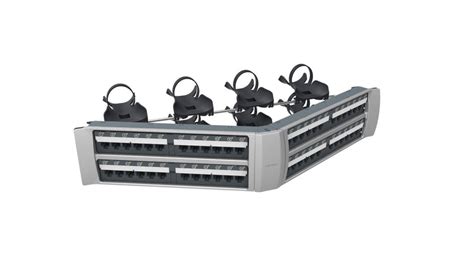 Image result for Transparent Plate Behind CommScope Angled Patch Panel