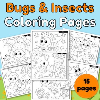 Image result for Spring Bugs Coloring Pages