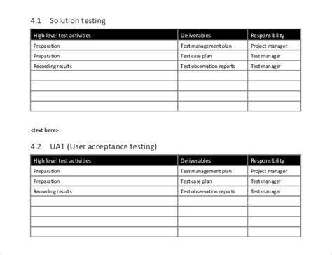 Image result for Test Strategy Document Template Ppt Format