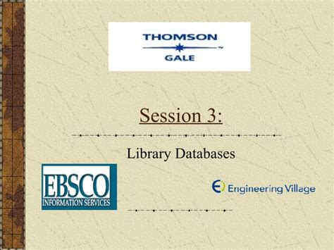 Image result for 20 Databses in Library Examples