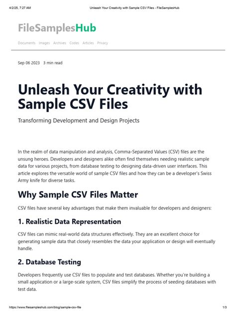 Image result for Sample CSV File in Unit Test