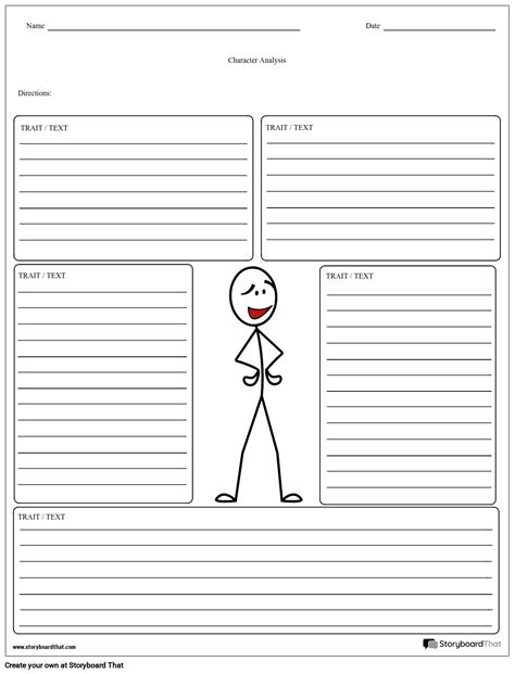 Image result for Character Worksheet Writing