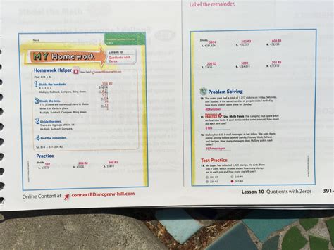 4th Grade Math Homework Answers に対する画像結果