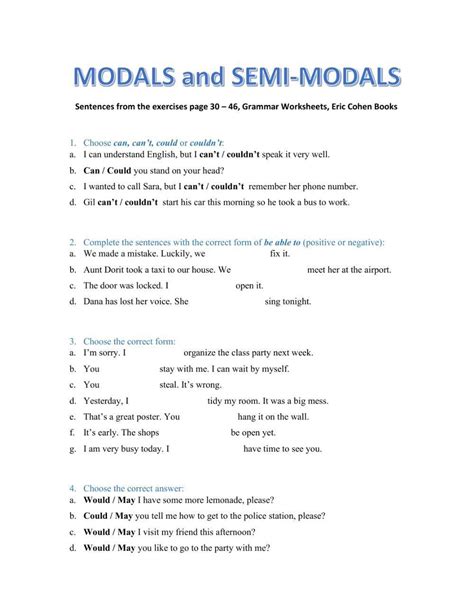 Image result for Modals Dan Semi Modals