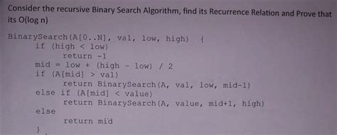 Toradh íomhá ar Recursive Binary Search Algorithm Images