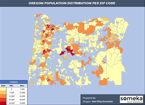 Image result for Oregon Zip Code Map