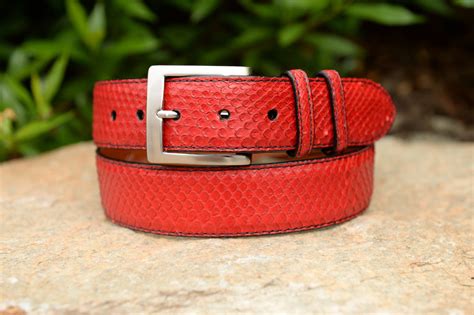 Toradh íomhá ar Python Belt Men Red