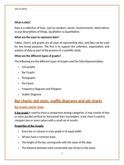 Image result for Bar Charts Quick Study Guide PDF