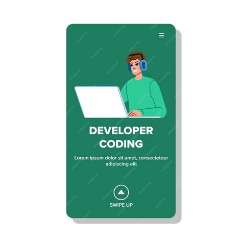Toradh íomhá ar Vector Developer Person