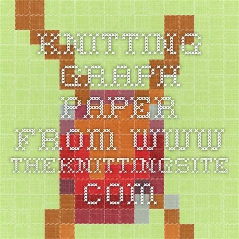 Toradh íomhá ar Knitting Graph Paper Printable