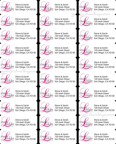 Image result for Free Printable Address Labels for Envelopes
