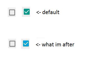 Toradh íomhá ar How to Set Checkbox Color