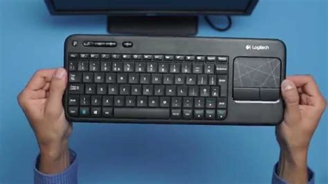 Image result for Logitech Wireless Keyboard Touchpad