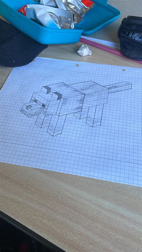 Image result for Minecraft Wolf Art Tutorial