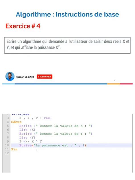 Image result for Exercice En Algorithme