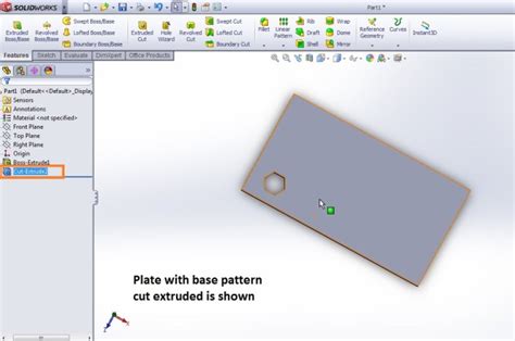 Image result for Pattern Features SolidWorks