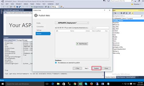 Résultat d’images pour How to Publish Local Project On Live Server .Net MVC