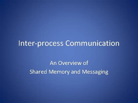 Image result for Shared Memory Model in Interprocess Communication