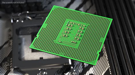 Toradh íomhá ar Pin Grid Array CPU