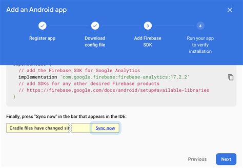 Toradh íomhá ar Sync Project With Gradle Files
