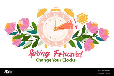 Afbeeldingsresultaten voor Spring Forward with Pink Clock