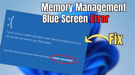 Image result for Memory Error Blue Screen Windows 1.0