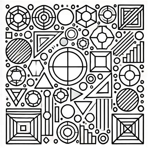 Coloring Activity Geometric Pattern に対する画像結果