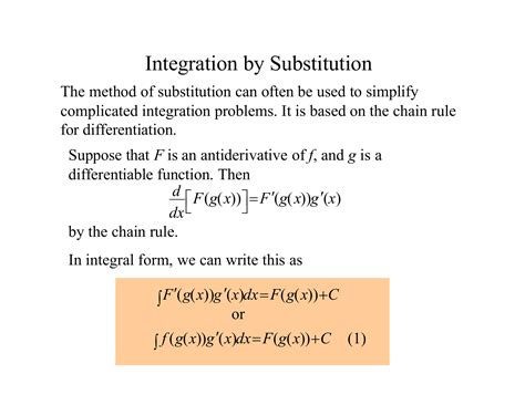 Image result for Integration Bys Substitution