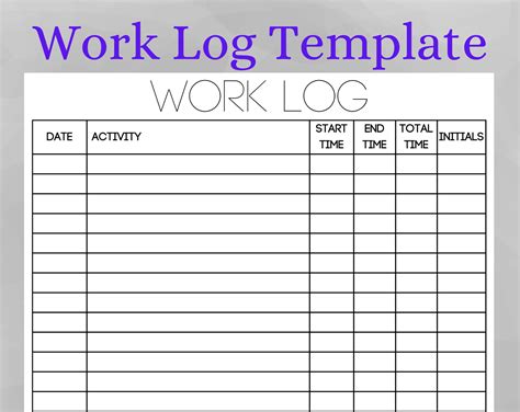 Image result for Weekly Work Log
