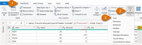 Image result for How to Sum a Column of Numbers in Power Query