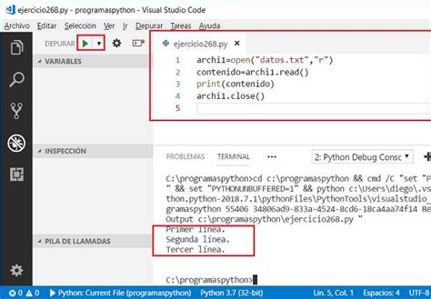 Archivo Python に対する画像結果