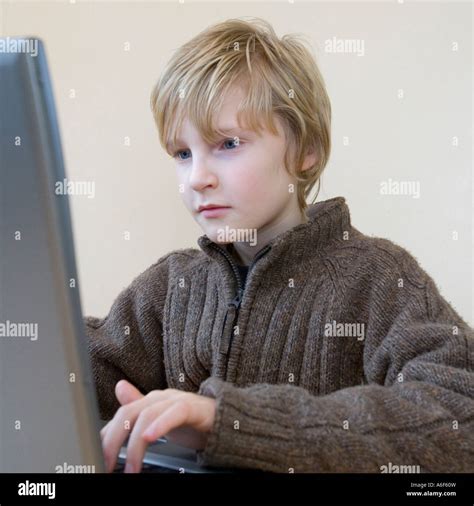 Image result for Boy Using Old Computer