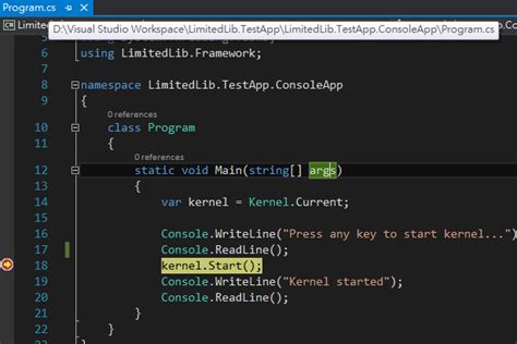 Toradh íomhá ar Visual Studio Debug Class