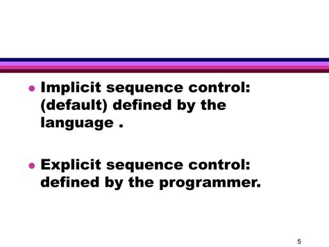 Image result for Sequence Control in Programming Languages