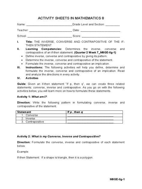 Image result for Conjecture in Math Worksheet
