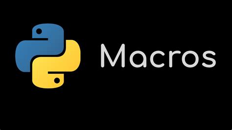 Macro Names in Python に対する画像結果