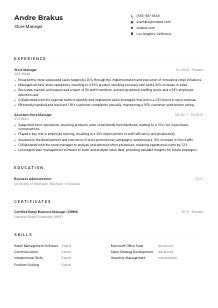 Image result for Commissarry Grogery Manager Resume Examples