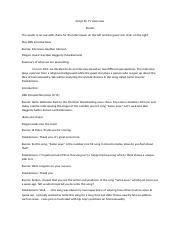 Toradh íomhá ar Draft TV Interview Script