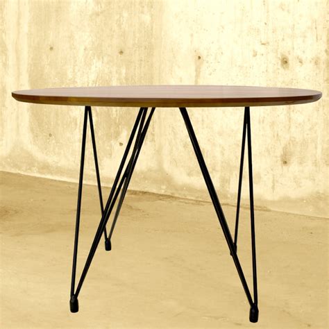 Image result for Rectangular Table On Round Base